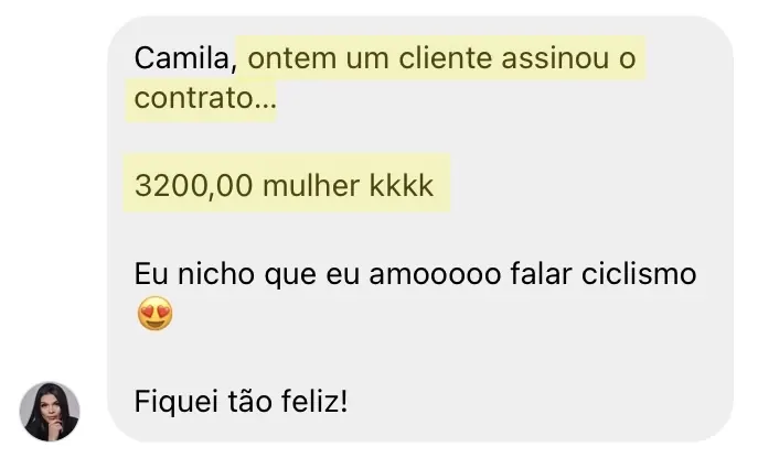Depoimento de Aluna Tríade